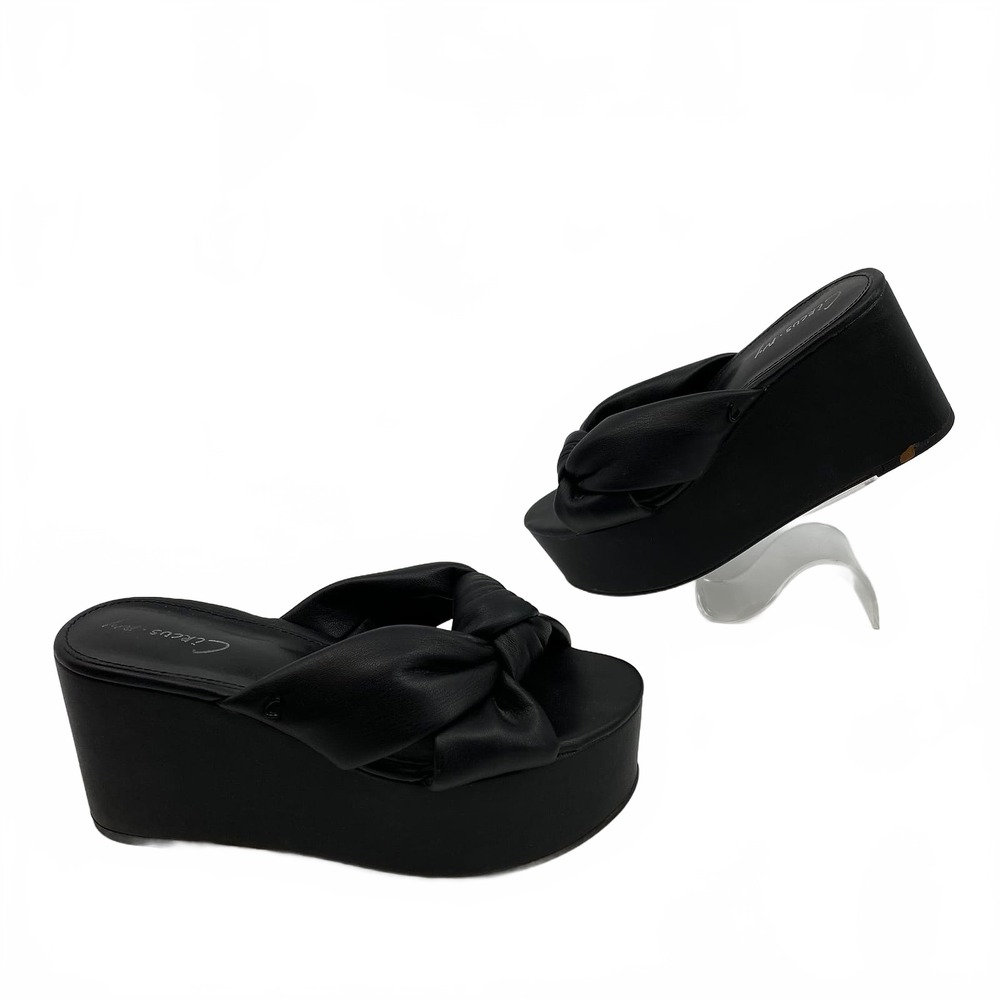 Circus NY Black Sandals Grady platform sandal | Womens 7.5